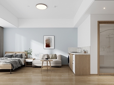 现代简约公寓 一字型公寓