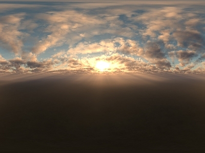 现代天空HDR 黄昏HDR 傍晚 晚霞 高空