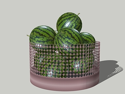 水果蔬菜 水果 西瓜 篮筐