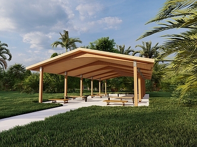 轻奢北欧驿站 露营亭 公园露营