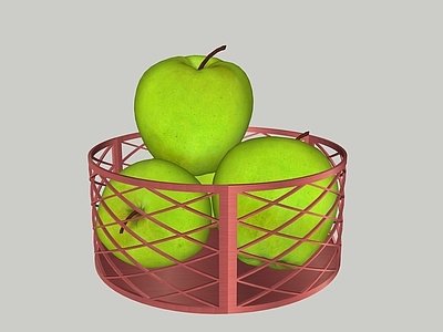 水果蔬菜 水果 苹果 篮筐