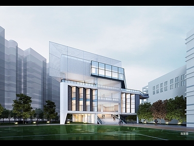 现代小学 小学综合楼 体育馆 综合楼
