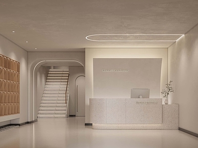 轻奢极简其他公共空间 美容院 spa 前台 皮肤检测 女子洗浴