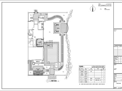 法式欧式庭院 法式样板庭院景观 欧式泳池庭院 欧式庭院花架 庭院泳池详图 施工图