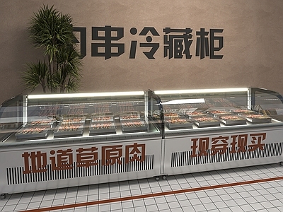 冰箱 串柜 肉串冷藏柜 冷藏冰柜 保鲜柜 抓串柜