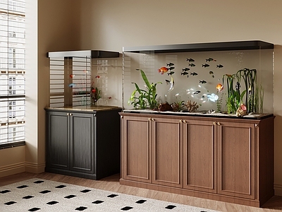 法式中古鱼缸 法式中古风鱼缸