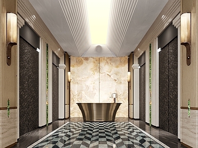 现代电梯间 现代电梯间 酒店电梯间 办公电梯间 别墅电梯间