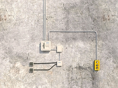 工业设备 电缆 电闸箱 吊车遥控