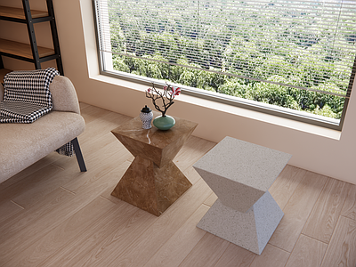现代边几 石材边几 大理石边几 方形边几 几何体边几 茶几