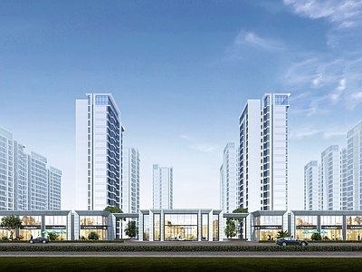 现代商业街 住宅商业街