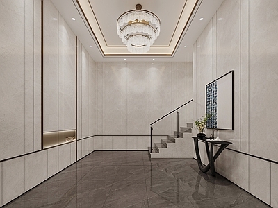 现代其他公共空间 入户门厅