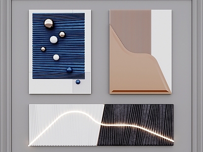 现代简约挂件 现代墙饰 现代立体画 现代挂件 装饰品