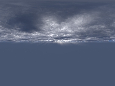 新中式现代天空HDR 全景天空HDR 多云