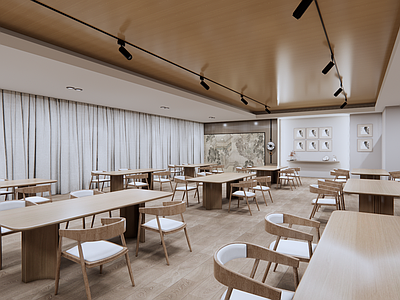 新中式自助餐厅 自助餐厅明档