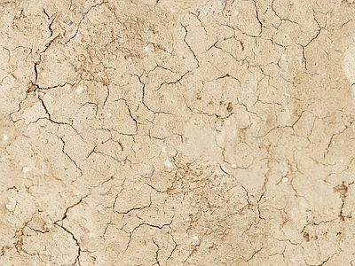 现代美式自然地面 裂痕泥土地面 户外地面