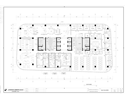 现代开放办公室 太保家园 共享办公室 施工图