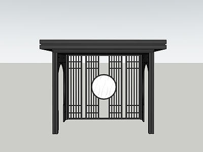 新中式现代其他景观小品 休息凉亭