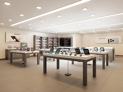 现代数码店 电子产品零售店 手机店 数码店 苹果产品