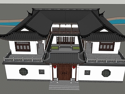 新中式四合院 四合院