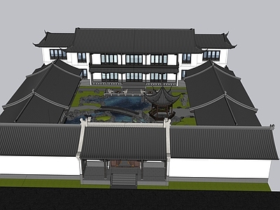 新中式四合院 四合院