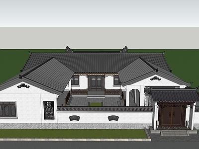 新中式四合院 四合院