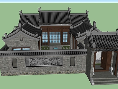 新中式四合院 四合院