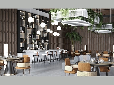 现代复古酒馆 现代酒吧 简约风酒吧 小清新酒吧 工业风酒吧 黑白灰酒吧