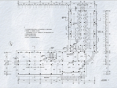现代办公楼建筑 办公楼平面图 多层办公楼 政务办公楼 研发楼 施工图