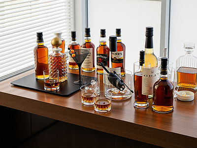 酒具 现代玻璃酒杯器具 现代酒水