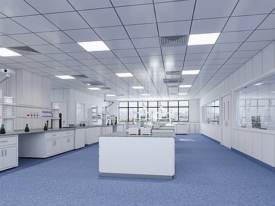 现代实验室 实验室 教室 实验室过道 工厂过道 实验器材