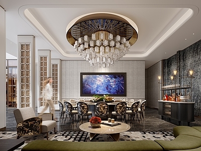 现代轻奢售楼处 售楼处