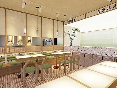 日式原木奶茶店 原木餐厅 糖水店 甜品店 奶茶店 北欧餐厅