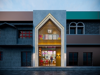 现代其他店铺 门头设计