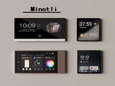 开关 智能可视开关面板 多功能开关 智能屏触屏开关