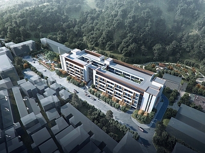 现代医院建筑 疗养中心 养老院 荣军医院