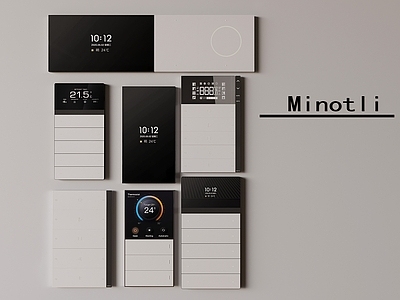 开关 智能可视开关面板 多功能开关显示屏 联排开关面板