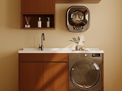 复古中古洗衣机柜 复古洗衣机柜