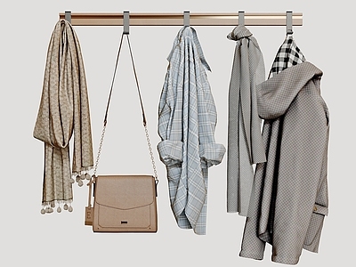 衣服 衣物 挂衣架