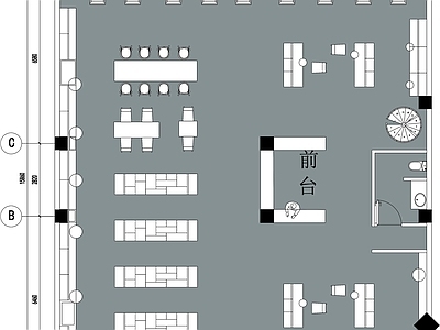 现代书店 书店空间 书店学习室 施工图