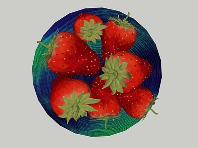 水果蔬菜 水果 草莓 果盘