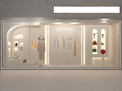 现代橱窗 现代服装店橱窗