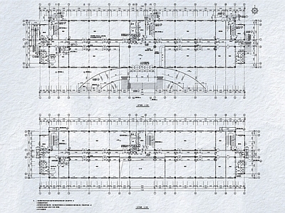 现代办公楼建筑 办公楼平面图 多层办公楼 政务大楼 研发楼 施工图