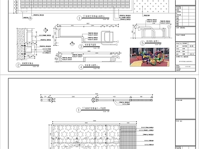 现代新中式其他公共空间 架空层空间设计 运动架空层 阅读架空层 架空层详图 施工图