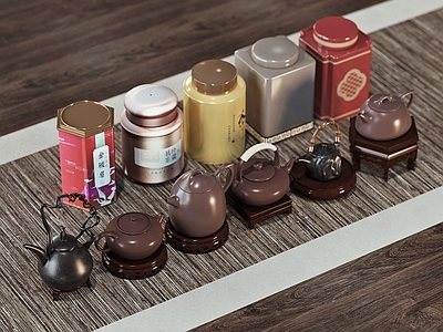 茶具 茶壶 茶叶罐