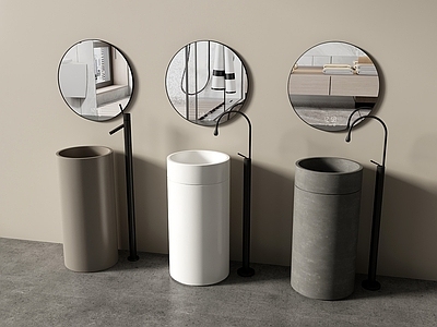 台盆 洗手台盆 立柱盆 落地台盆 洗手台