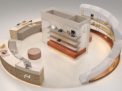 奶油现代商场 商场中岛店 鞋店