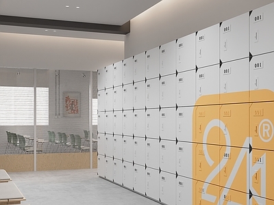 现代其他公共空间 更衣室