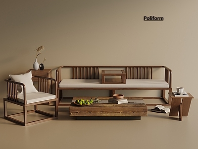 新中式中式罗汉床 宋式罗汉床