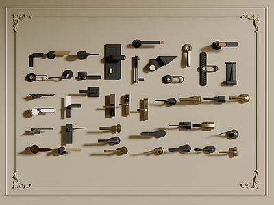 现代奶油拉手 门拉手