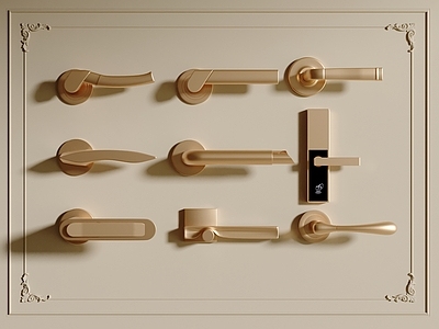 现代奶油拉手 门拉手